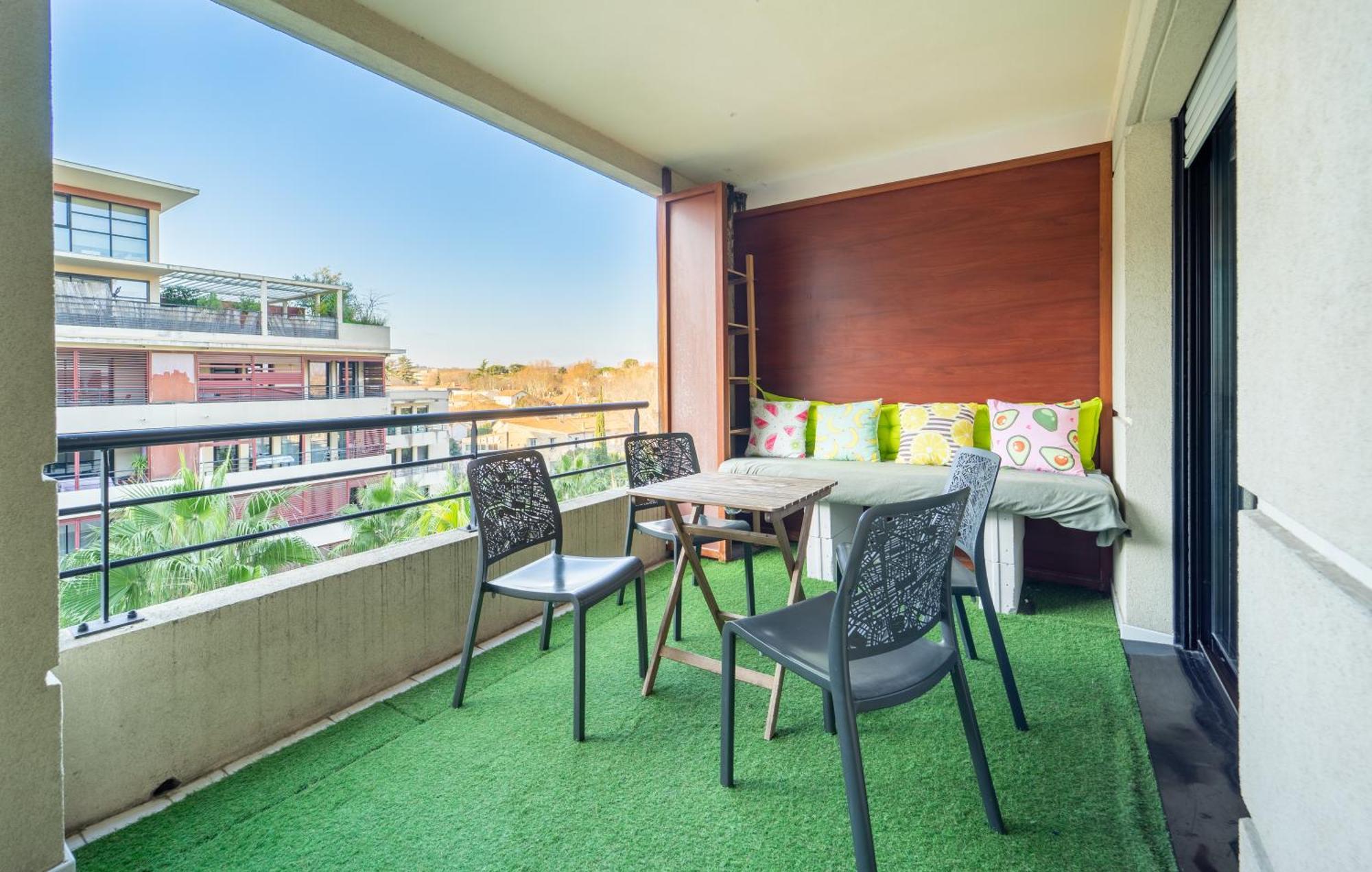 Le Dory - Centre Avec Terrasse, Parking&wifi * Montpellier